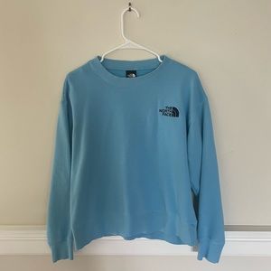 Womens light blue crew neck